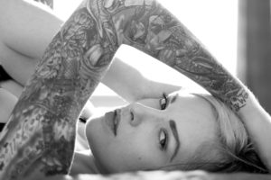 Photographer, Colin Solomon, Edited, Jess Sexton, Retoucher, Beauty Exposed, Hemel Hempstead, White, Tattoos, Slim, Sensual, Lighting,