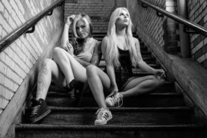 Photographer, Colin Solomon, Edited, Jess Sexton, Retoucher, Beauty Exposed, Hemel Hempstead, Black and white, Location, Anna, Dancia Metal, Posed, Models, Boudoir,